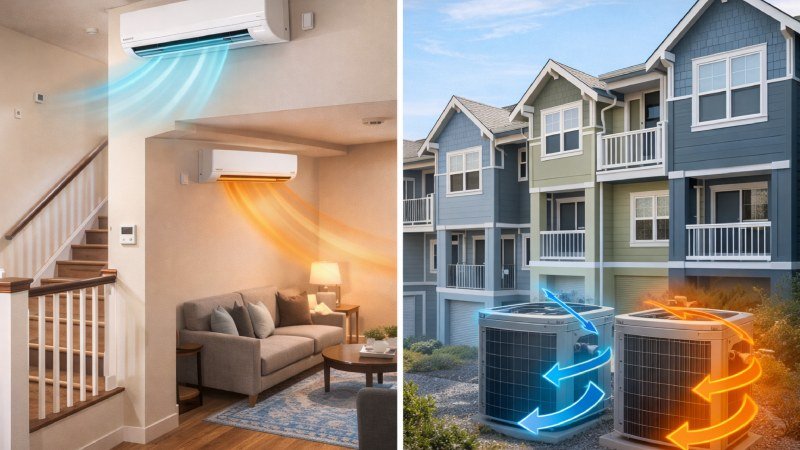 How an HVAC Contractor Helps Improve Air Distribution in Homes with Long Open Hallways
