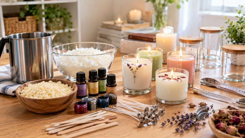 A Beginner’s Guide to Making Homemade Candles